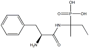 [2-(L-Phenylalanylamino)butan-2-yl]phosphonic acid Struktur