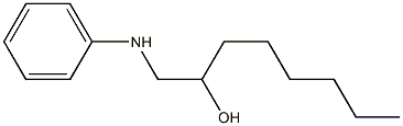 1-Anilino-2-octanol Struktur