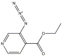 3-Azidopyridine-4-carboxylic acid ethyl ester Struktur