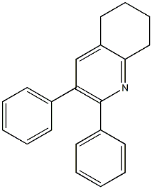 2,3-Diphenyl-5,6,7,8-tetrahydroquinoline Struktur