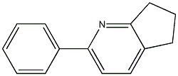 2-Phenyl-6,7-dihydro-5H-cyclopenta[b]pyridine Struktur