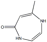 7-Methyl-1,4-dihydro-5H-1,4-diazepin-5-one Struktur