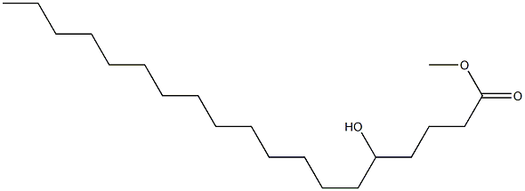 5-Hydroxynonadecanoic acid methyl ester Struktur