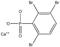 2,3,6-Tribromophenylphosphonic acid calcium salt Struktur