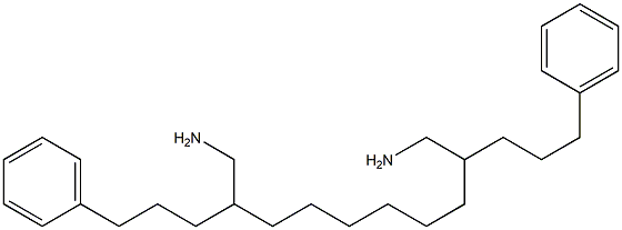 2,9-Bis(3-phenylpropyl)decane-1,10-diamine Struktur