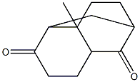 8-Methyltricyclo[5.3.1.03,8]undecane-2,6-dione Struktur