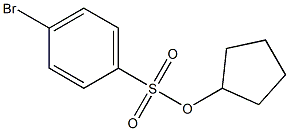 4-Bromobenzenesulfonic acid cyclopentyl ester Struktur