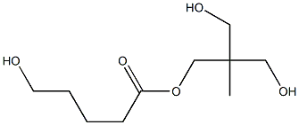 5-Hydroxyvaleric acid 2,2-bis(hydroxymethyl)propyl ester Struktur