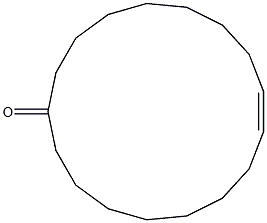 Cyploheptadecane-9-ene-1-one Struktur