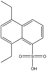 5,8-Diethyl-1-naphthalenesulfonic acid Struktur