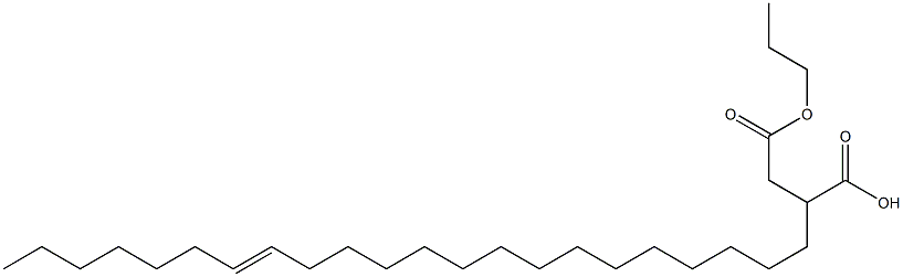 2-(15-Docosenyl)succinic acid 1-hydrogen 4-propyl ester Struktur