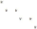 Vanadium pentairidium Struktur
