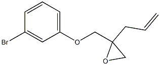 3-Bromophenyl 2-allylglycidyl ether Struktur