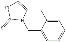 1-(2-Methylbenzyl)-1,3-dihydro-2H-imidazole-2-thione Struktur