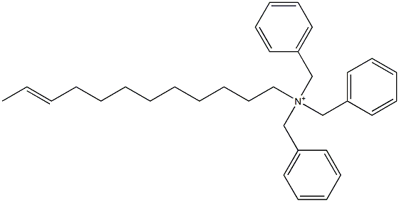 (10-Dodecenyl)tribenzylaminium Struktur