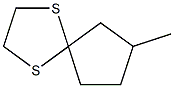 7-Methyl-1,4-dithiaspiro[4.4]nonane Struktur