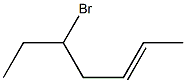 5-Bromo-2-heptene Struktur