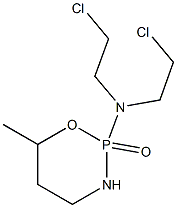 Tetrahydro-2-[bis(2-chloroethyl)amino]-6-methyl-2H-1,3,2-oxazaphosphorine 2-oxide Struktur