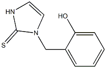 1-(2-Hydroxybenzyl)-1H-imidazole-2(3H)-thione Struktur