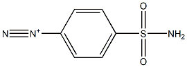 4-(Aminosulfonyl)benzenediazonium Struktur