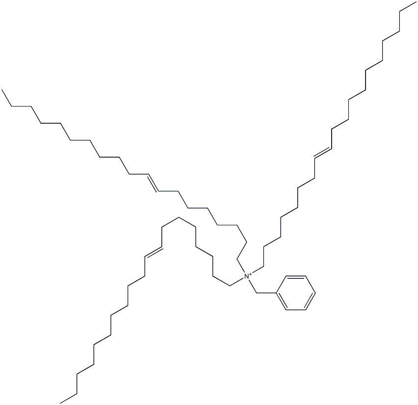 Tri(8-nonadecenyl)benzylaminium Struktur