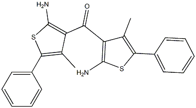 Phenyl(2-amino-4-methyl-3-thienyl) ketone Struktur