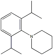 1-Piperidino-2,6-diisopropylbenzene Struktur