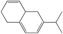 1,2,4a,5-Tetrahydro-6-isopropylnaphthalene Struktur