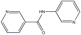 N-(3-Pyridyl)pyridine-3-carboxamide Struktur