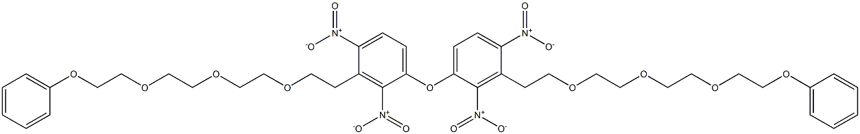 [2-[2-[2-[2-(Phenoxy)ethoxy]ethoxy]ethoxy]ethyl](2,4-dinitrophenyl) ether Struktur