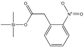 2-Nitrophenylacetic acid trimethylsilyl ester Struktur