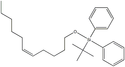 (5Z)-1-[(tert-Butyldiphenylsilyl)oxy]-5-undecene Struktur