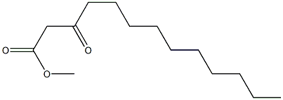 3-Oxotridecanoic acid methyl ester Struktur