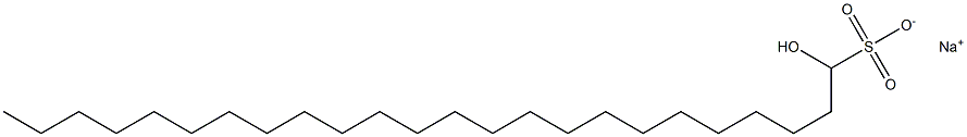 1-Hydroxytetracosane-1-sulfonic acid sodium salt Struktur