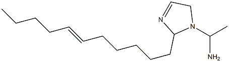 1-(1-Aminoethyl)-2-(6-undecenyl)-3-imidazoline Struktur