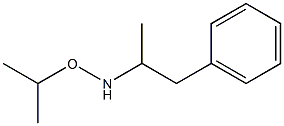 O-Isopropyl-N-(1-methyl-2-phenylethyl)hydroxylamine Struktur