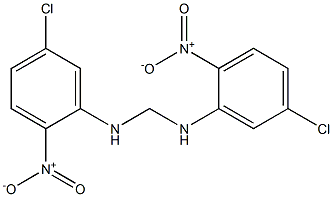 N,N'-Methylenebis[5-chloro-2-nitroaniline] Struktur