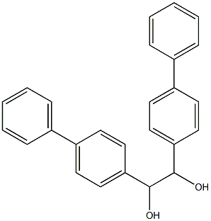 1,2-Bis(1,1'-biphenyl-4-yl)-1,2-ethanediol Struktur