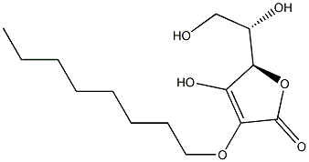 2-O-Octyl-L-ascorbic acid Struktur