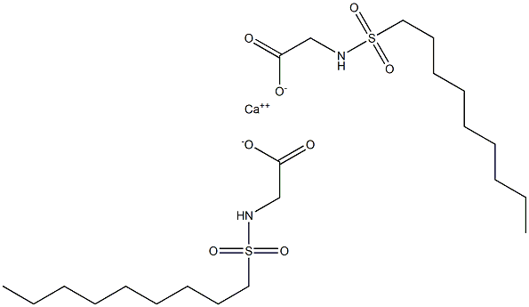 Bis(N-nonylsulfonylglycine)calcium salt Struktur