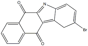 2-Bromo-1H-benzo[b]carbazole-6,11-dione Struktur