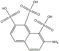 7-Amino-1,2,8-naphthalenetrisulfonic acid Struktur