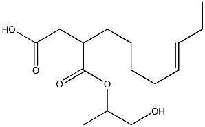 2-(5-Octenyl)succinic acid hydrogen 1-(2-hydroxy-1-methylethyl) ester Struktur