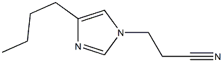 4-Butyl-1-(2-cyanoethyl)-1H-imidazole Struktur