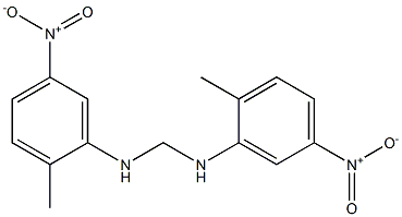 N,N'-Bis(2-methyl-5-nitrophenyl)methanediamine Struktur