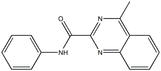 N-Phenyl-4-methylquinazoline-2-carboxamide Struktur