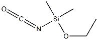 (Dimethylethoxysilyl) isocyanate Struktur