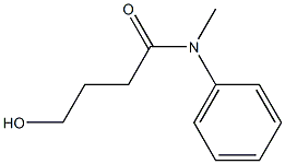 4-Hydroxy-N-methyl-N-phenylbutyramide Struktur