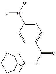 1-(4-Nitrobenzoyloxy)adamantane Struktur