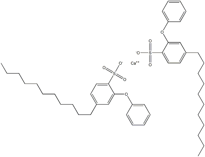 Bis(2-phenoxy-4-undecylbenzenesulfonic acid)calcium salt Struktur